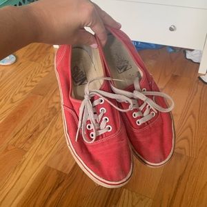 Classic red Vans